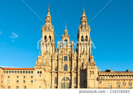 Cathedral of Santiago de Compostela, Galicia, Spain.  110316885