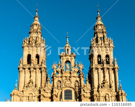 Cathedral of Santiago de Compostela, Galicia, Spain.  110316895
