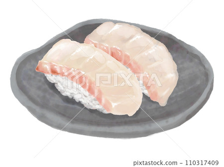 Watercolor sushi_Thailand 01_1 110317409