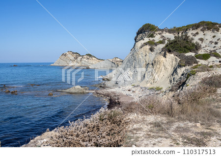 Coast of island Erikousa, Greece Coast of island Erikousa, Greece 110317513