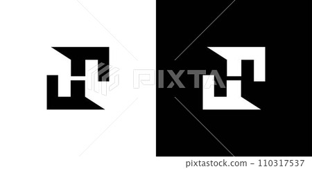 modern and Unique  letter H initials logo design 2 110317537