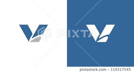 Simple and Modern letter V initials logo design Simple and Modern letter V initials logo design 110317545