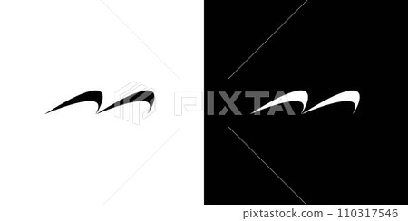 Simple and Unique letter M initials logo design Simple and Unique letter M initials logo design 110317546