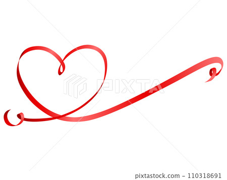 Heart mark love ribbon Heart mark love ribbon 110318691