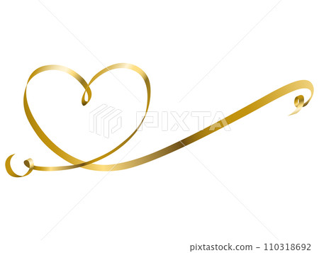 Heart mark love ribbon Heart mark love ribbon 110318692