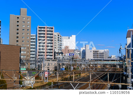 Scenery around Kashiwa Station, Kashiwa City, Chiba Prefecture January 2024 110319056