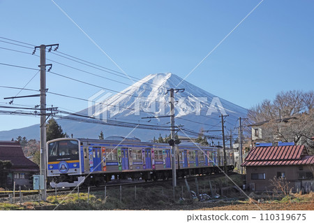 富士山和火車 110319675
