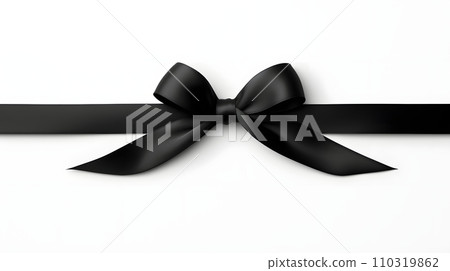 別緻的黑色緞帶 別緻的黑色緞帶 110319862