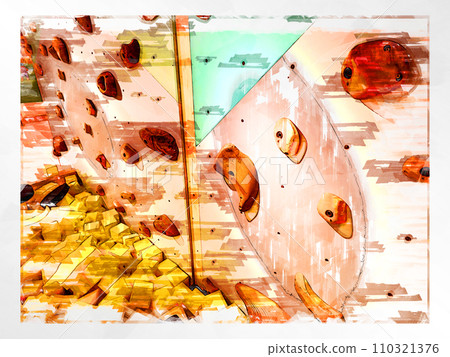 素描風格抱石抱石牆牆木抱攀岩健身房抱石健身房 素描風格抱石抱石牆牆木抱攀岩健身房抱石健身房 110321376