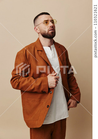 Model attractive handsome person caucasian casual young men background men fashionable stylish 110321621