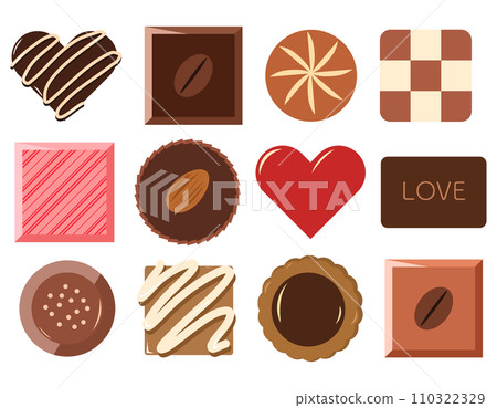 Valentine's chocolate set 110322329