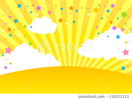 熱鬧的集中線銷售背景素材 110322523