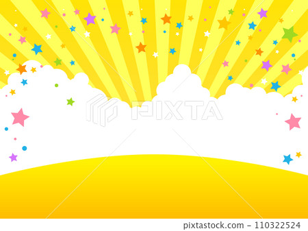 熱鬧的集中線銷售背景素材 110322524