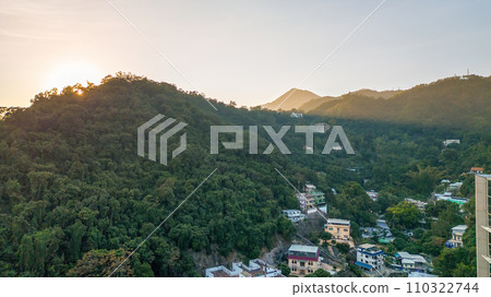 the area of Pai Tau Village, shatin, hk Dec 24 2023 110322744