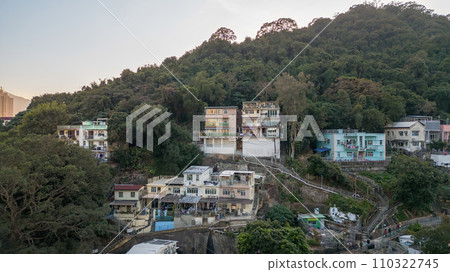 the area of Pai Tau Village, shatin, hk Dec 24 2023 110322745