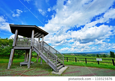 千坊峠展望台（北海道上富良野町） 110323876