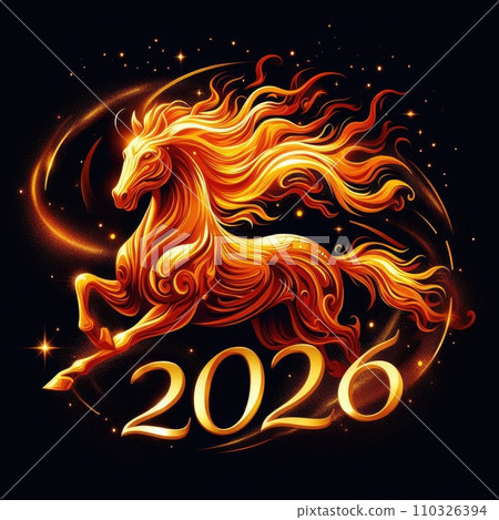 2026 Horse year theme 2026 Horse year theme 110326394
