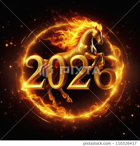 2026 Horse year theme 2026 Horse year theme 110326417