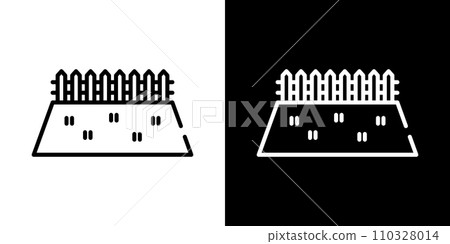 簡單的空置土地圖標 110328014