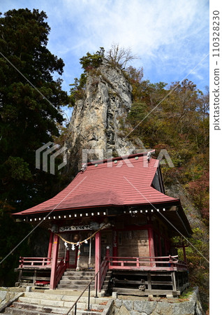 遠野遺產第31號不動岩尾與岩龍神社 110328230
