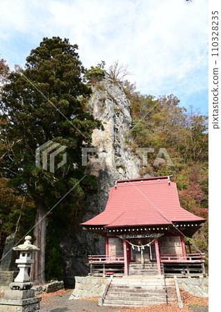 遠野遺產第31號不動岩尾與岩龍神社 110328235