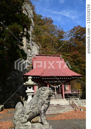 遠野遺產第31號不動岩尾與岩龍神社 110328256