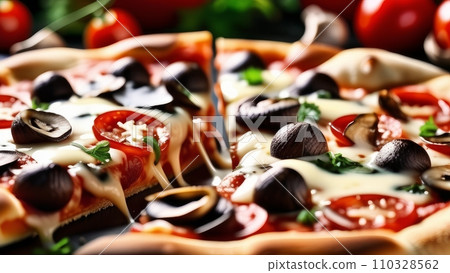 Photo of delicious pizza Photo of delicious pizza 110328562