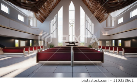 Interior of a beautiful church 110328661