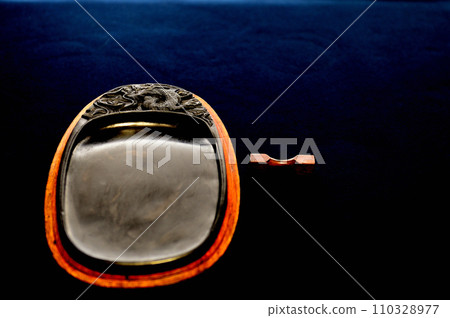 A set of calligraphy tools including inkstones 110328977