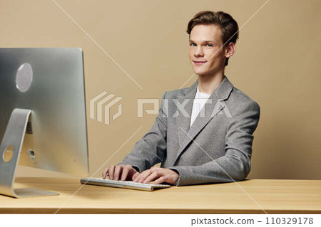 Dynamic Businessman: A Collection of Modern Workplace Photos for the Young Professional 110329178