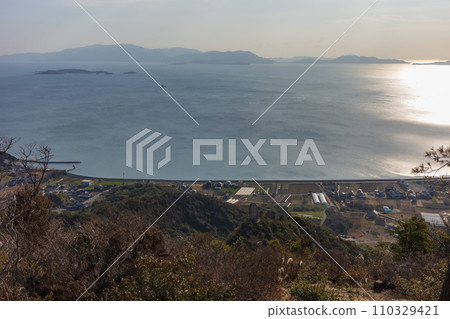 Very beautiful scenery of Kojima Peninsula in Okayama City, Okayama Prefecture, Japan 110329421