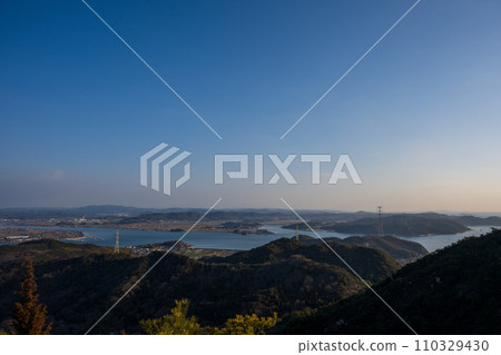 Very beautiful scenery of Kojima Peninsula in Okayama City, Okayama Prefecture, Japan 110329430
