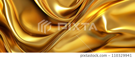AI-generated content. Gold background or texture and gradients shadow. AI Generative. AI-generated content. Gold background or texture and gradients shadow. AI Generative. 110329941