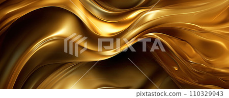 AI-generated content. Gold background or texture and gradients shadow. AI Generative. AI-generated content. Gold background or texture and gradients shadow. AI Generative. 110329943