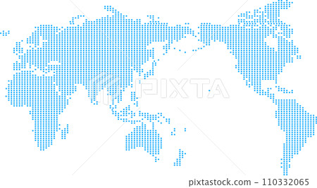 藍色圓點世界地圖 藍色圓點世界地圖 110332065