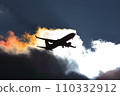 New Chitose Airport in winter_B737 landing plane 110332912