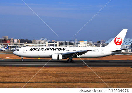 大阪國際機場 JAL 飛機著陸準備就緒 Sky Park 110334078