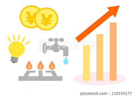 關於水電費上漲的插圖 關於水電費上漲的插圖 110334177