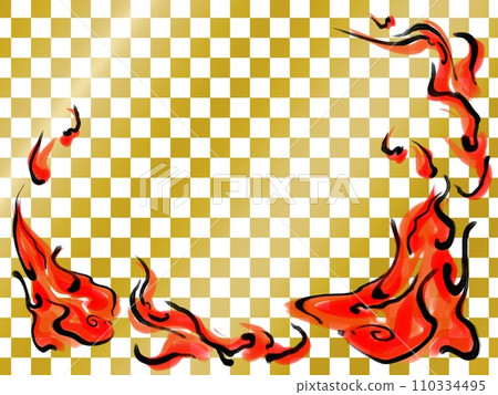 日式圖案（格子圖案2） 110334495