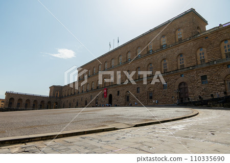 Italy, Florence, The Renaissance-style Pitti Palace. Italy, Florence, The Renaissance-style Pitti Palace. 110335690