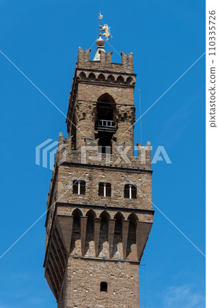 Italy, Florence, Palazzo Vecchio in Piazza della Signoria Italy, Florence, Palazzo Vecchio in Piazza della Signoria 110335726