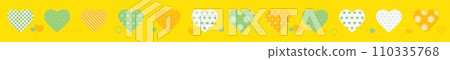 heart pattern line illustration heart pattern line illustration 110335768