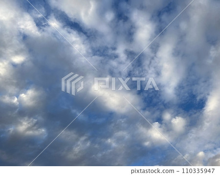 The blue sky and white cloud The blue sky and white cloud 110335947