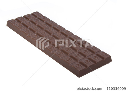 milk chocolate brocken isolated on the white milk chocolate brocken isolated on the white 110336009