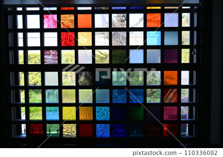Colorful stained glass Colorful stained glass 110336082