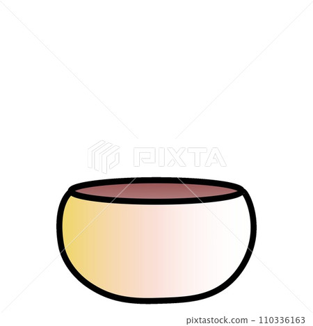 圓形花盆的插圖 圓形花盆的插圖 110336163