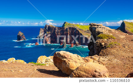 Landscape with Ponta de Sao Lourenco, Madeira Island, Portugal 110336810