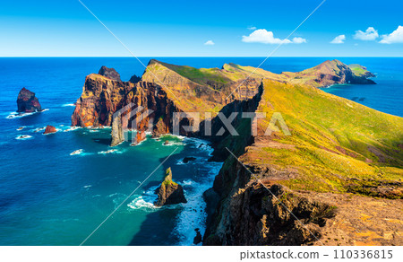 Landscape with Ponta de Sao Lourenco, Madeira Island, Portugal Landscape with Ponta de Sao Lourenco, Madeira Island, Portugal 110336815