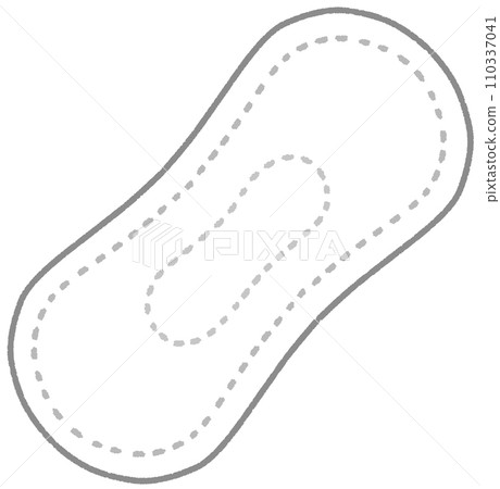Sanitary napkin (without wings) Sanitary napkin (without wings) 110337041