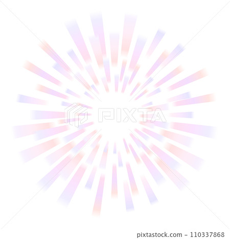 絢麗的粉紅色集中線條，如煙火般 110337868